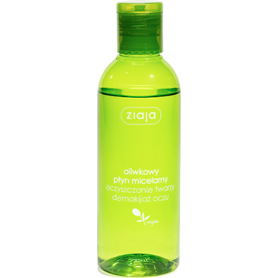 oliwkowy płyn micelarny oczyszczanie twarzy demakijaż oczu Ziaja