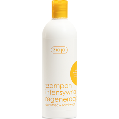 szampon intensywna regeneracja do włosów łamliwych Ziaja