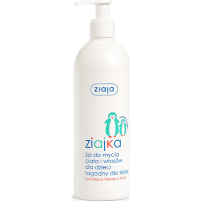 żel do mycia ciała i włosów dla dzieci łagodny dla skóry Ziaja