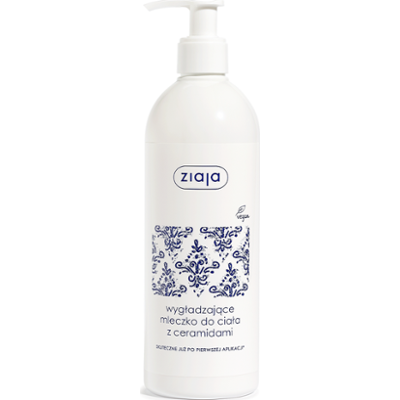 wygładzające mleczko do ciała z ceramidami Ziaja
