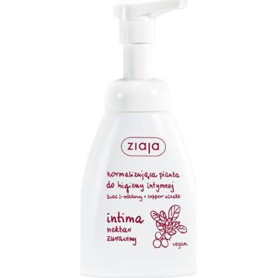 normalizująca pianka do higieny intymnej kwas L-mlekowy + copper usnate Ziaja