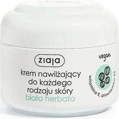krem nawilżający do każdego rodzaju skóry biała herbata Ziaja