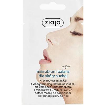 kremowa maska mikrobiom balans dla skóry suchej Ziaja
