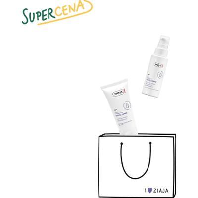 duet med kuracja ultrałagodząca siemię lniane krem do twarzy ultraodżywczy + serum do twarzy nawilżające zmiękczające Ziaja