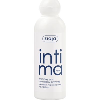 kremowy płyn do higieny intymnej z kwasem hialuronowym Ziaja