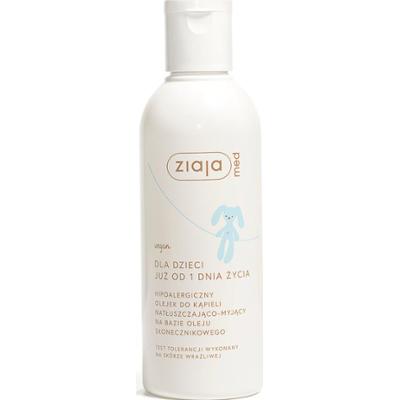 hipoalergiczny olejek do kąpieli natłuszczająco-myjący na bazie oleju słonecznikowego Ziaja