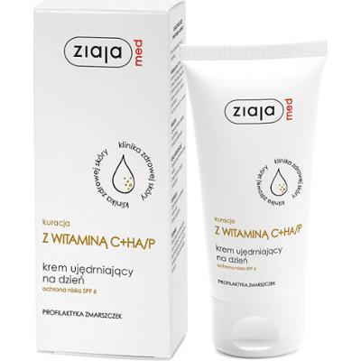 kuracja z witaminą C+HA/P krem ujędrniający na dzień ochrona niska SPF 6 Ziaja