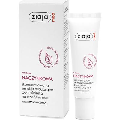 kuracja naczynkowa skoncentrowana emulsja redukująca podrażnienia na dzień/na noc Ziaja