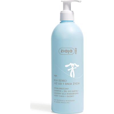 hipoalergiczny szampon + żel do kąpieli łagodny dla mikrobiomu skóry ciała i głowy Ziaja