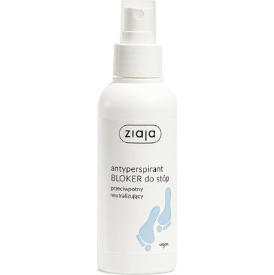antyperspirant BLOKER do stóp przeciwpotny neutralizujący Ziaja