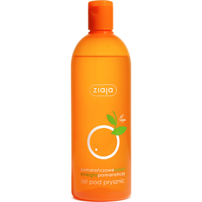 pomarańczowy żel pod prysznic Ziaja