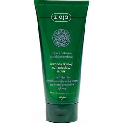 szampon ziołowy normalizujący sebum Ziaja