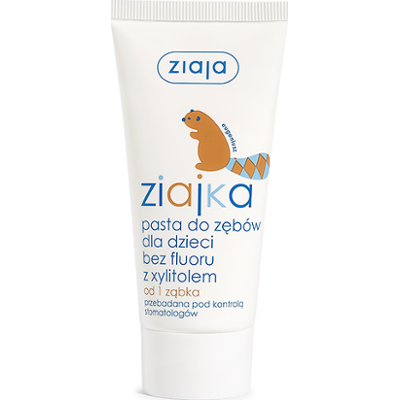 pasta do zębów dla dzieci bez fluoru z xylitolem Ziaja