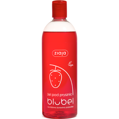 żel pod prysznic żurawina poziomka Ziaja