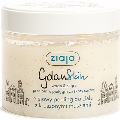 olejowy peeling do ciała z kruszonymi muszlami Ziaja