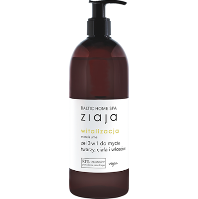 żel 3 w 1 do mycia twarzy, ciała i włosów Ziaja