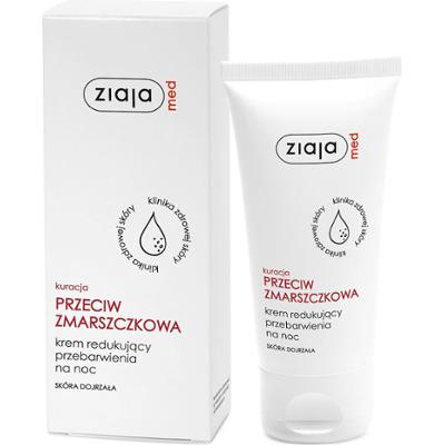 kuracja przeciwzmarszczkowa krem redukujący przebarwienia na noc Ziaja