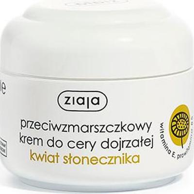 przeciwzmarszczkowy krem do cery dojrzałej kwiat słonecznika Ziaja
