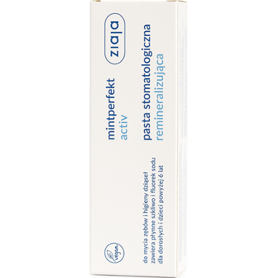 activ pasta stomatologiczna remineralizująca Ziaja