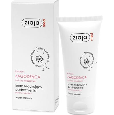 kuracja łagodząca zmiany trądzikowe krem redukujący podrażnienia ochrona niska SPF 6 Ziaja