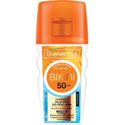 Bielenda Bikini Nawilżające Wodoodporne Mleczko Do Opalania z SPF 50 125ml