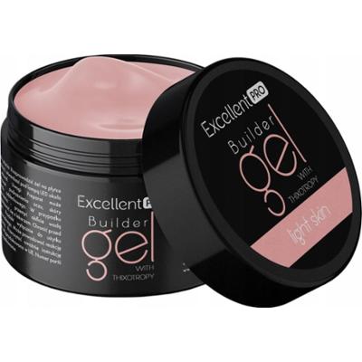 Excellent PRO Jednofazowy Budujący Żel Do Paznokci LED/UV Light Skin 50g