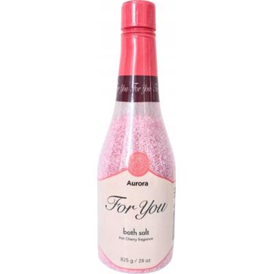Aurora For You Hot Cherry Sól Do Kąpieli Szampan Wiśniowy Prezent 825g