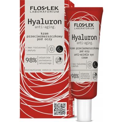 Floslek Hyaluron Przeciwzmarszczkowy Krem Pod Oczy z Peptydami Lifting 30ml