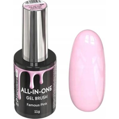 Excellent PRO All In One Gel Brush Budujący Żel Do Paznokci Famous Pink 11g