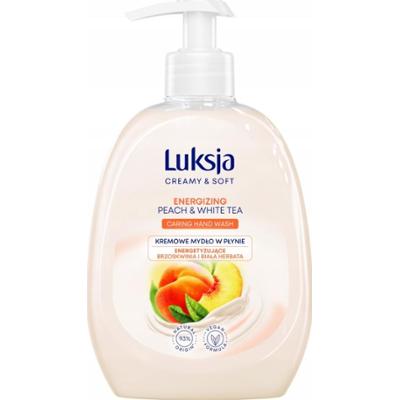 Luksja Creamy Soft Kremowe Mydło w Płynie Do Rąk Brzoskwinia Herbata 500ml
