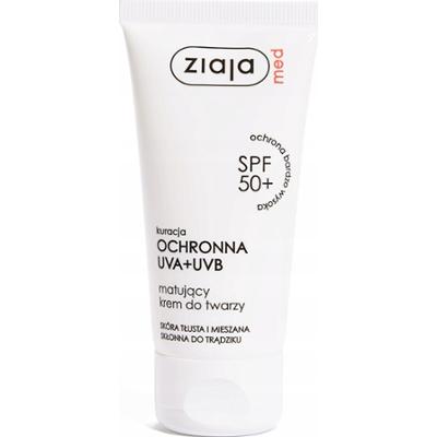 Ziaja Med Krem Do Twarzy SPF50+ Ochrona UVA+UVB Matujący Skóra Tłusta 50 ml