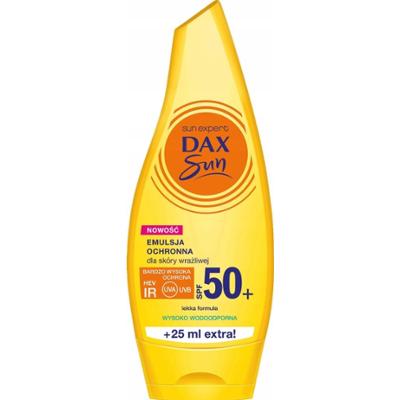 Dax Sun Ochronna Emulsja Do Opalania Wodoodporna Skóra Wrażliwa SPF50 175ml