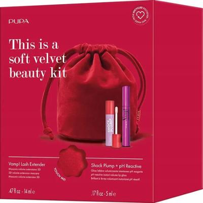 Pupa Vamp! Zestaw Lash Extender Tusz Do Rzęs + Shock Plump Błyszczyk Do Ust