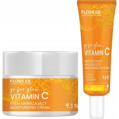 Floslek Vitamin C Rewitalizacja Zestaw Kremów Do Twarzy Pod Oczy i Do Rąk