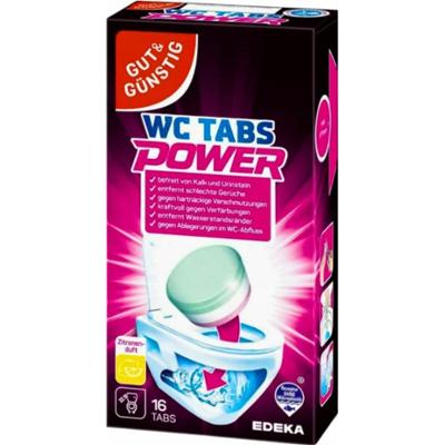 G&G WC Tabs Power Tabletki Do Czyszczenia Toalety Kostki Cytrynowe 16 szt