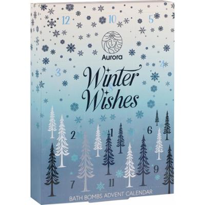 Aurora Winter Wishes Kalendarz Adwentowy Musujące Kule Do Kąpieli 12x30g