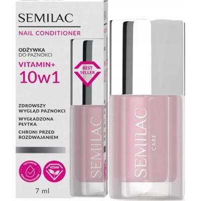 Semilac Vitamin+ 10in1 Odżywka Do Paznokci Krzem Wapń Witaminy E C F 7ml