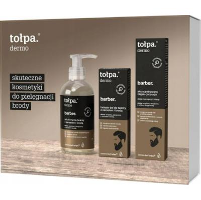 Tołpa Dermo Barber Zestaw Prezentowy Dla Mężczyzn Żel + Balsam + Olejek Do Brody