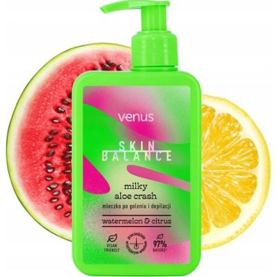 Venus Skin Balance Mleczko Aloesowe Po Goleniu Depilacji Arbuz Cytrus 250ml