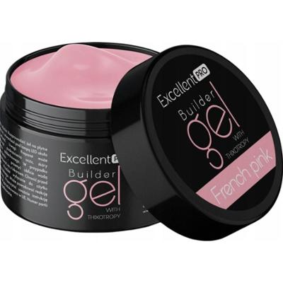 Excellent PRO Jednofazowy Budujący Żel Do Paznokci LED/UV French Pink 50g
