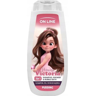 On Line Żel 3w1 Płyn Do Kąpieli Szampon Dla Dzieci Princess Victoria 400ml