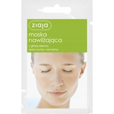 Ziaja Nawilżająca Maska Do Twarzy z Glinką Zieloną Cera Sucha Normalna 7ml