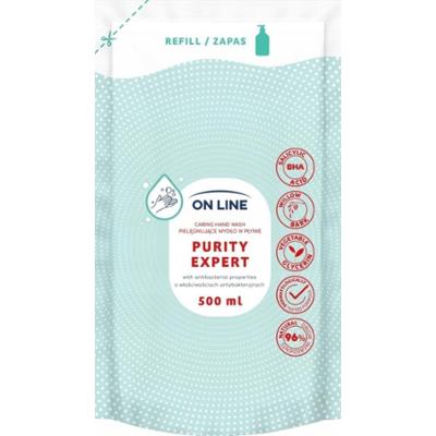 On Line Purity Expert Antybakteryjne Mydło w Płynie Uzupełniające 500ml