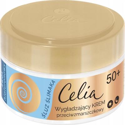 Celia Śluz Ślimaka Przeciwzmarszczkowy Krem Do Twarzy Wygładzający 50+ 50ml