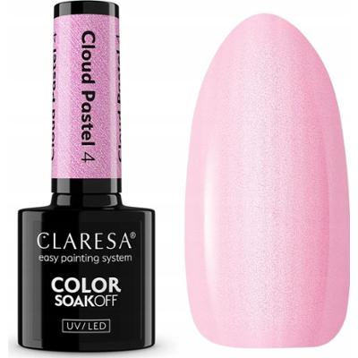 Claresa Lakier Hybrydowy Do Paznokci Perłowy Róż Cloud Pastel 4 5g