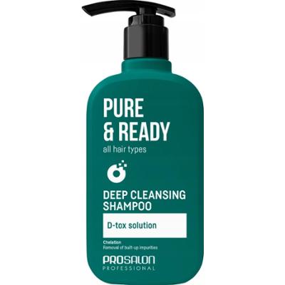 Prosalon Effect Pure Ready Głęboko Oczyszczający Szampon Do Włosów 375 ml