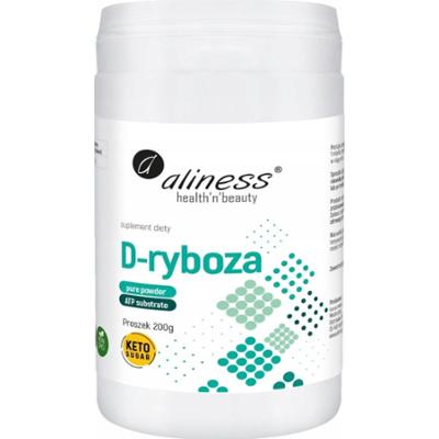 Aliness Ultraczysta D Ryboza Suplement Diety Keto Sugar Proszek 200g