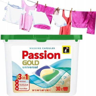 Passion Gold Universal 3w1 Kapsułki Do Prania Białego Kolorowego 30 szt