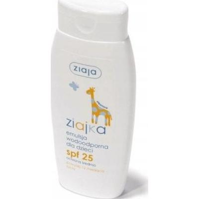 Ziaja Ziajka Emulsja Wodoodporna Opalania Dzieci SPF25