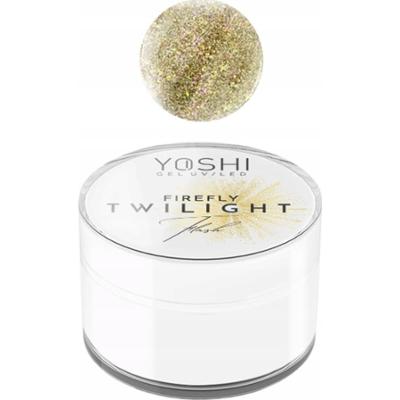 Yoshi Żel Budujący Samopoziomujący UV LED Twilight Flash Firefly Złoty 15ml